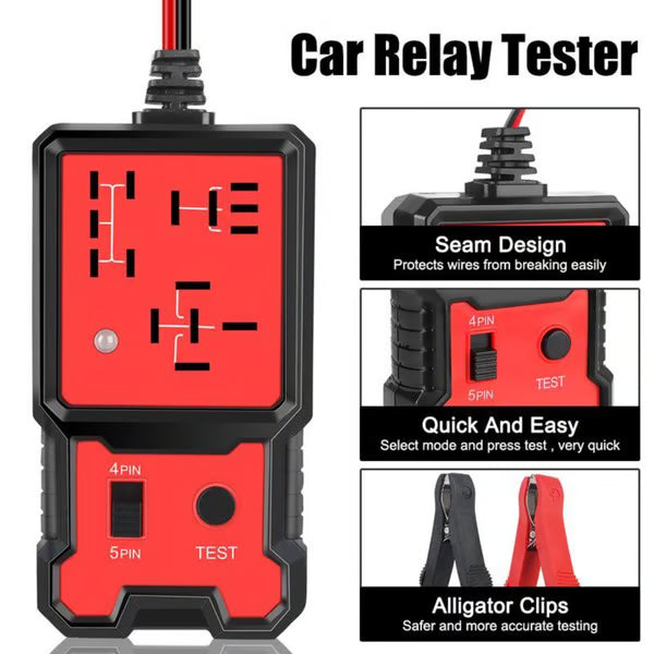 Automotive Relay Tester Tool , 12V/24V Car Relay Tester, , Code Readers and Scan Tools, Diagnostic, Test and Measurement Tools